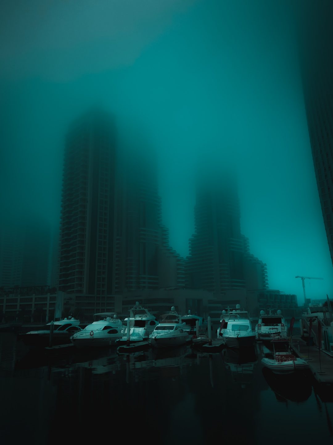 Foggy Dubai Marina - Photo Gallery