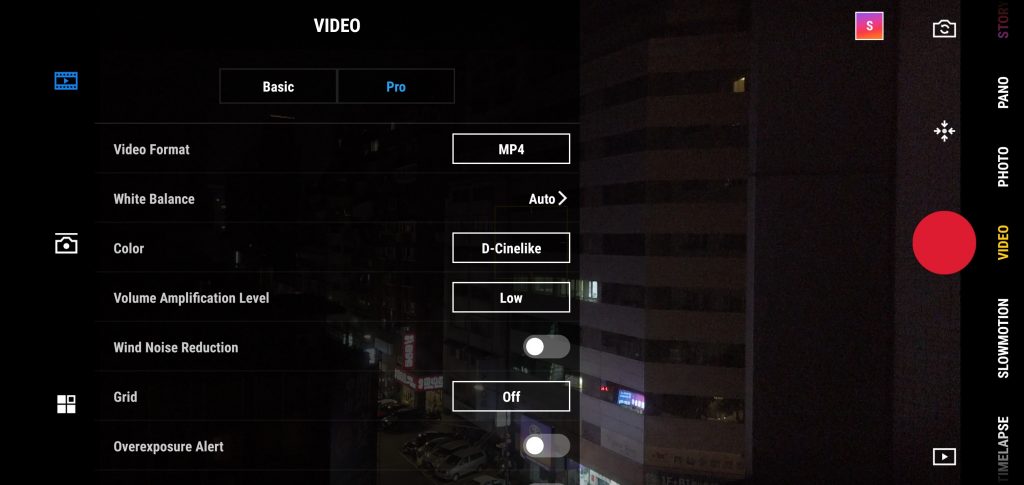 dji pocket 2 timelapse settings